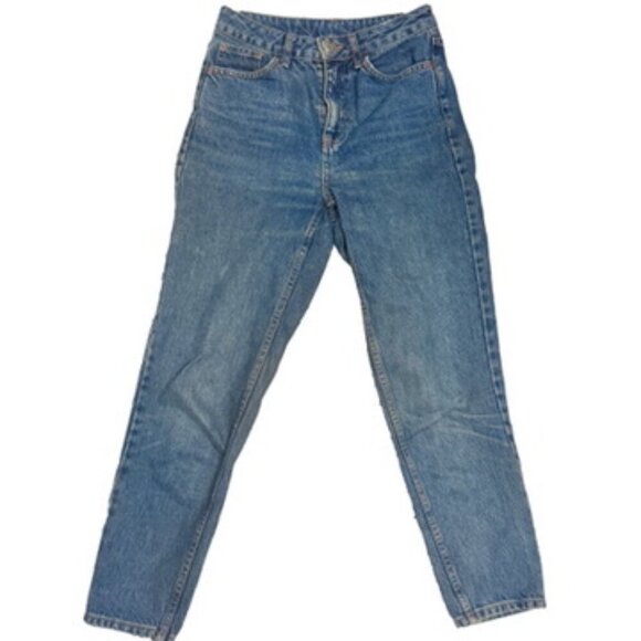Topshop Retro High Rise Mom Jeans, Size 25 - Picture 1 of 4